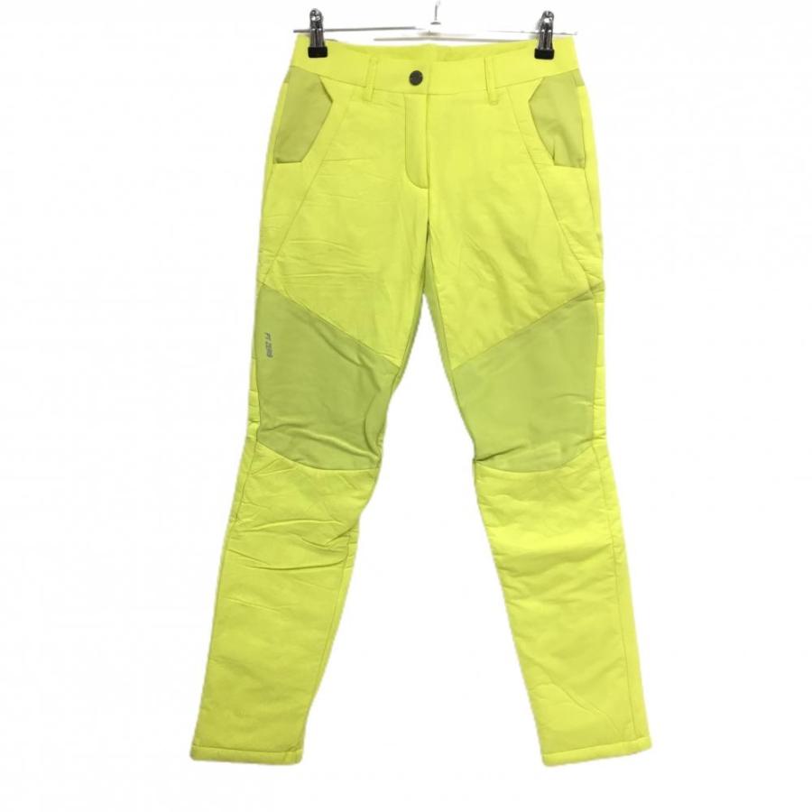 DESCENTE GOLF デサントゴルフ 中綿パンツ イエロー 裏一部起毛 中田