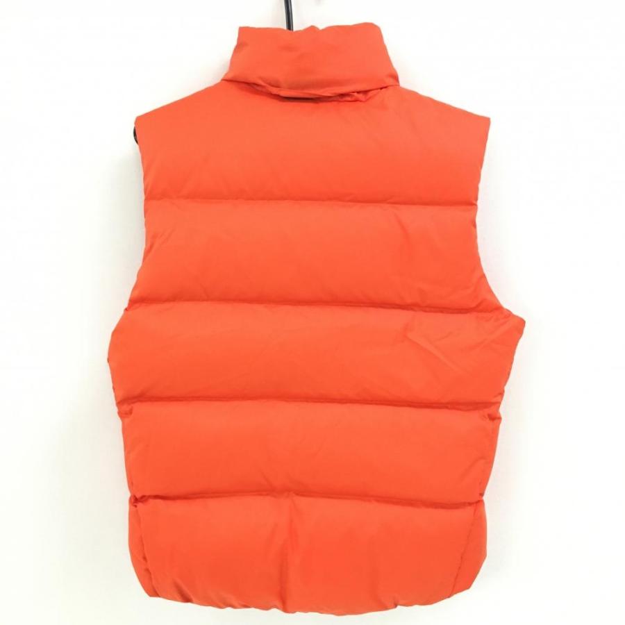 RLX 【超美品】RLXラルフローレン ダウンベスト オレンジ×黒 ロゴ