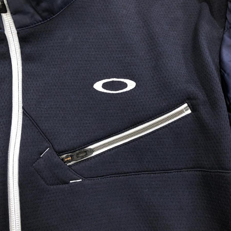 OAKLEY（オークリー） 切替中綿ジャケット ネイビー×ダークネイビー