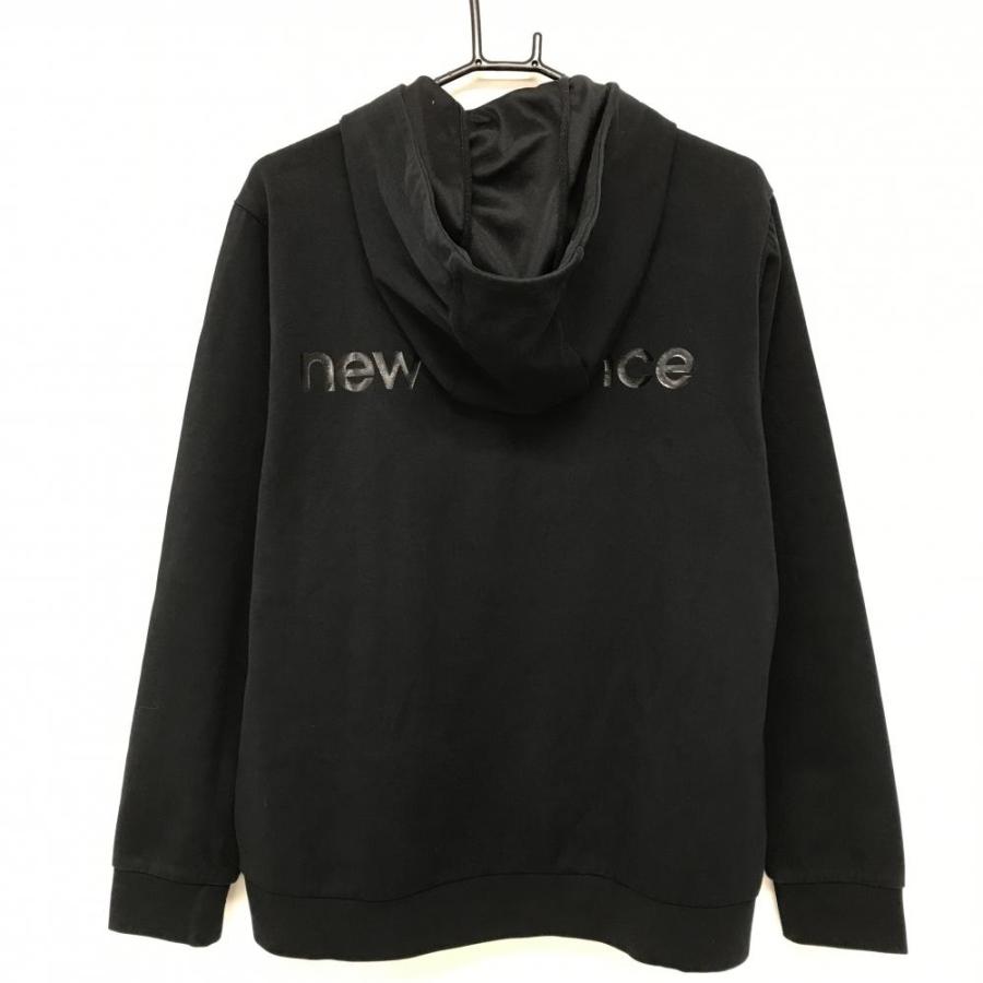 New Balance Golf（ニューバランスゴルフ） ジップパーカー 黒 バック