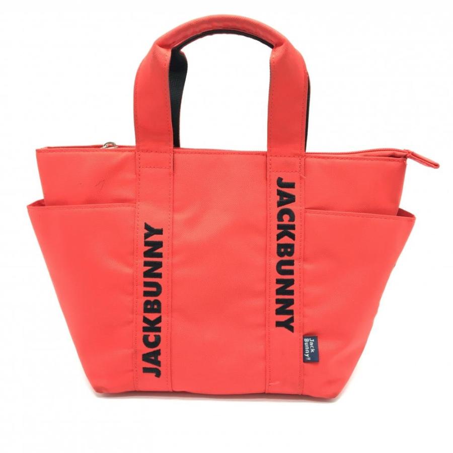 Jack Bunny!!（ジャックバニー） カートバッグ レッド×黒 ロゴ刺しゅう