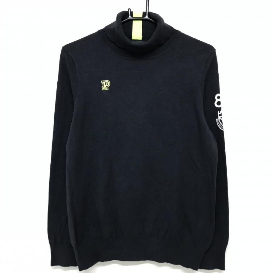 PEARLY GATES（パーリーゲイツ） タートルネックセーター ネイビー 袖