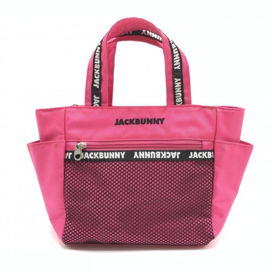 Jack Bunny!!（ジャックバニー） カートバッグ ピンク×黒 メッシュ