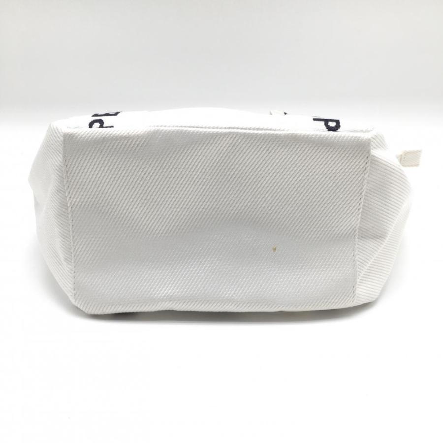 PEARLY GATES（パーリーゲイツ） カートバッグ 白 ロゴ 内外ポケット