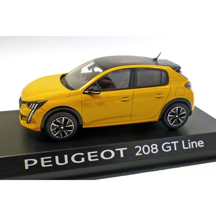 ノレブ 1/43 プジョー 208 GT 2019 イエロー : 寝具・インテリアの