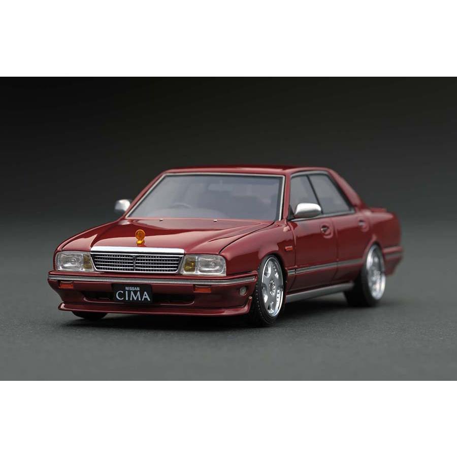 イグニッション 1/43 日産 セドリック シーマ Y31 レッド ignition 1