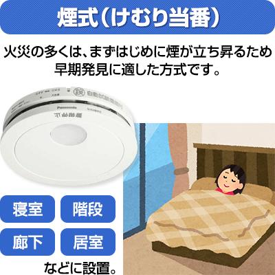 Panasonic（パナソニック） 火災警報器 けむり当番 SHK48455K [2個