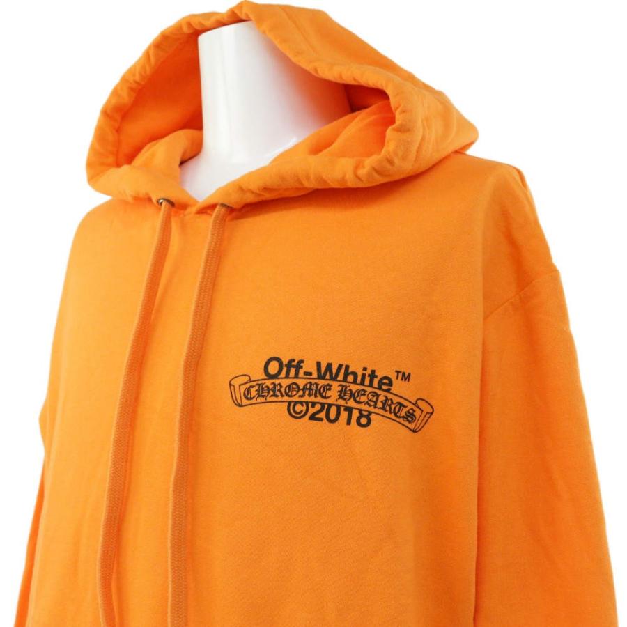 クロムハーツ Off-White(オフホワイト)・バックロゴプリントプル