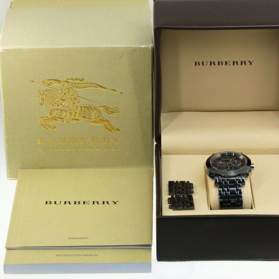BURBERRY（バーバリー） クロノグラフ デイト ブラックセラミック