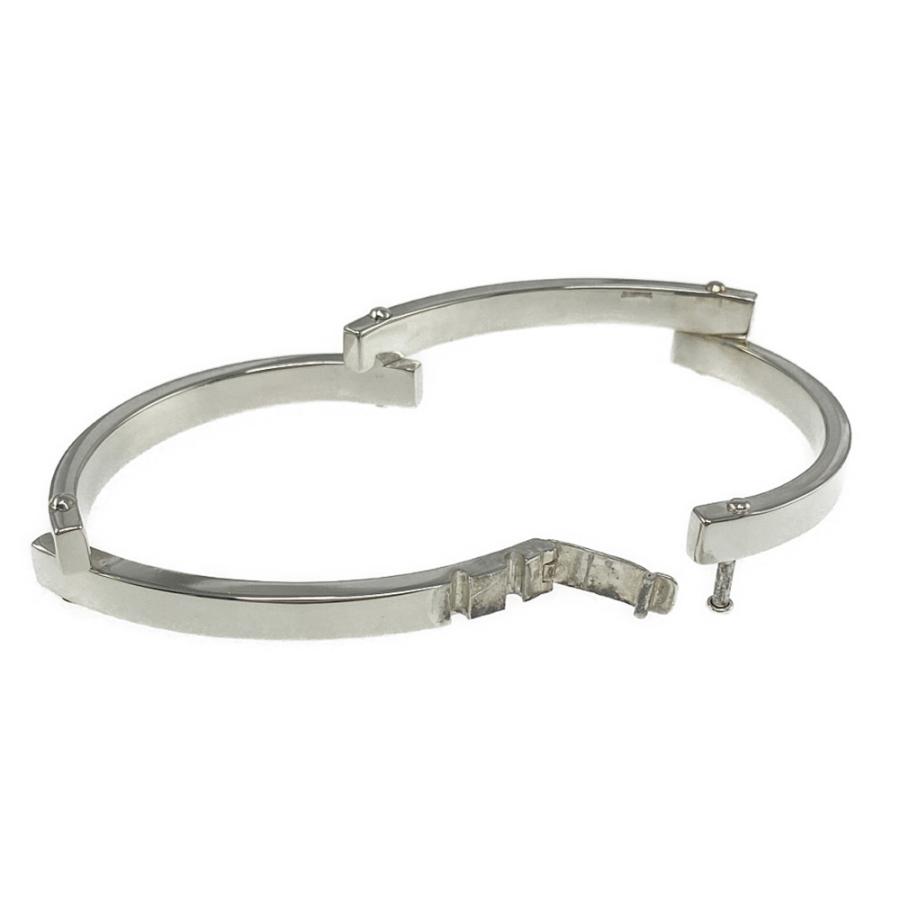 GUCCI（グッチ） プレートバングルブレスレット/Sv925-33.2g/シルバー