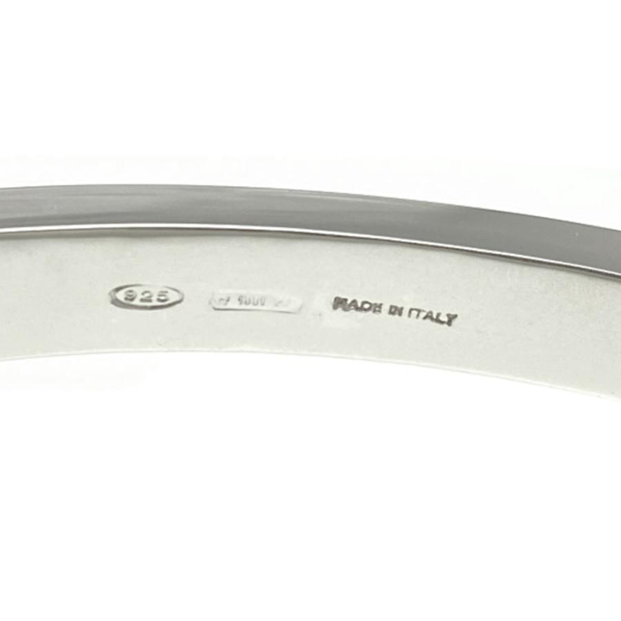 GUCCI（グッチ） プレートバングルブレスレット/Sv925-33.2g/シルバー