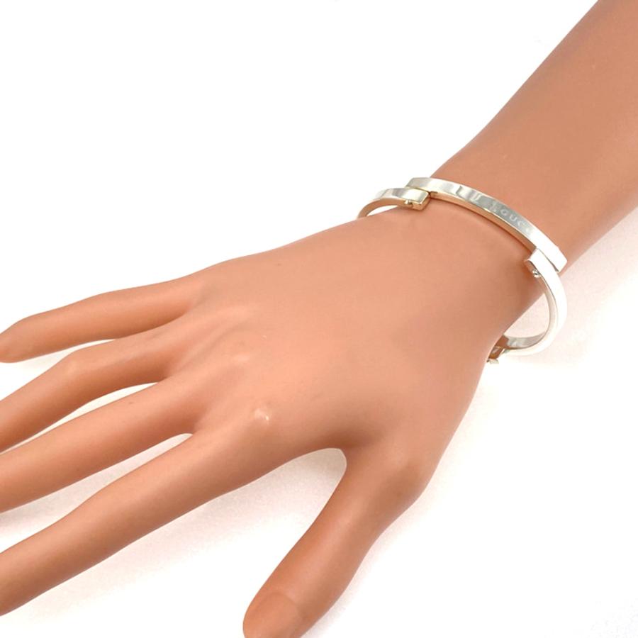 GUCCI（グッチ） プレートバングルブレスレット/Sv925-33.2g/シルバー