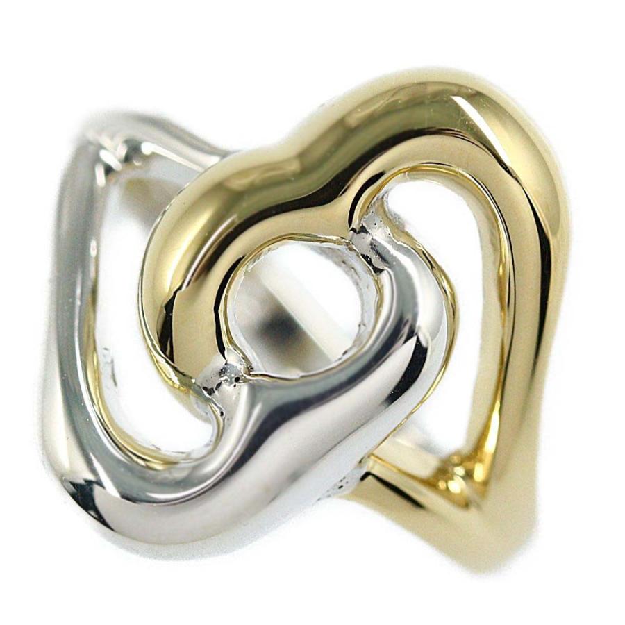 TIFFANY&Co.（ティファニー） ダブルオープンハートリング 指輪/Sv925
