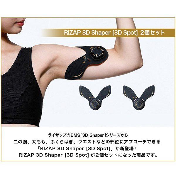 5Diet RIZAP 公式 3D Shaper [3D Spot] 2個セット 腕足用 EMS 腕用 足