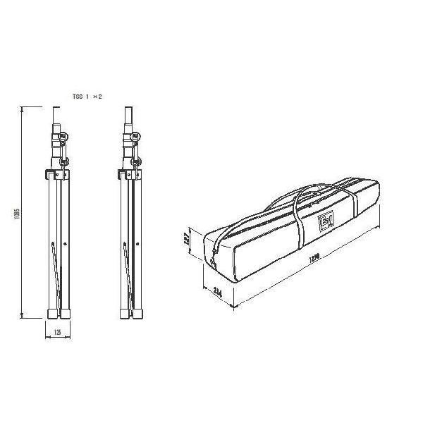ペアで！EV/エレクトロボイスTSP-1 スピーカースタンド : RIZING