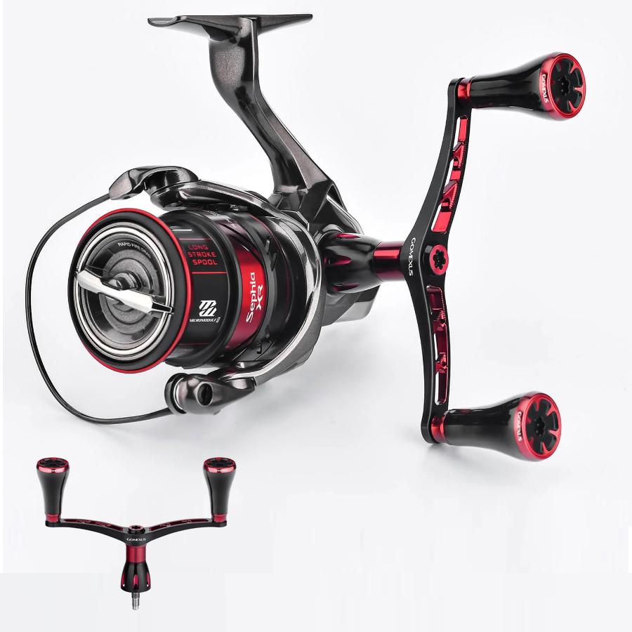 ゴメクサス ダブルハンドル セフィア MYS98T20BKRD2 シマノ スピニング