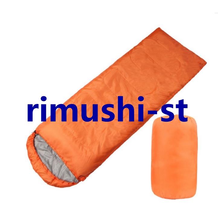 寝袋 全長210cm シュラフ オールシーズン 防災 緊急時 封筒型 キャンプ
