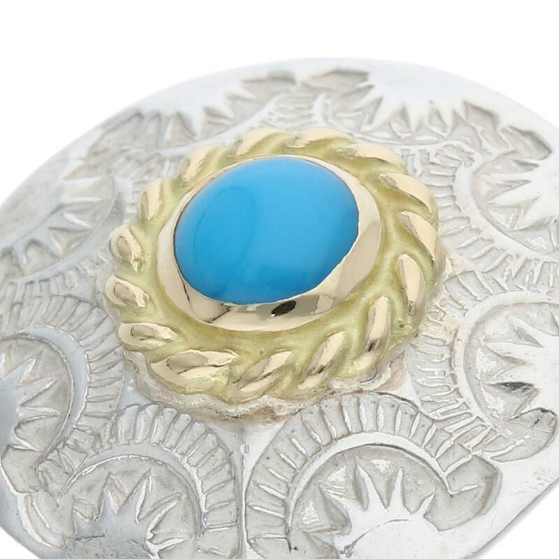 goro's（ゴローズ） コンチョ 金縄ターコイズ付き コンチョ 中古 HJ08