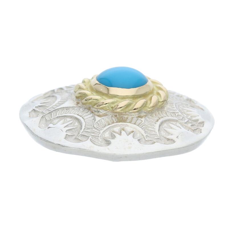 goro's（ゴローズ） コンチョ 金縄ターコイズ付き コンチョ 中古 HJ08