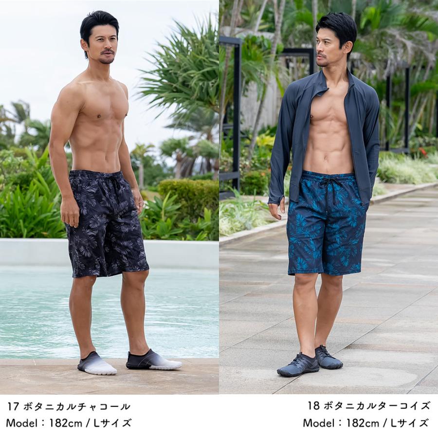 サーフパンツ メンズ ロング丈 水着 ボードショーツ 一体型インナー