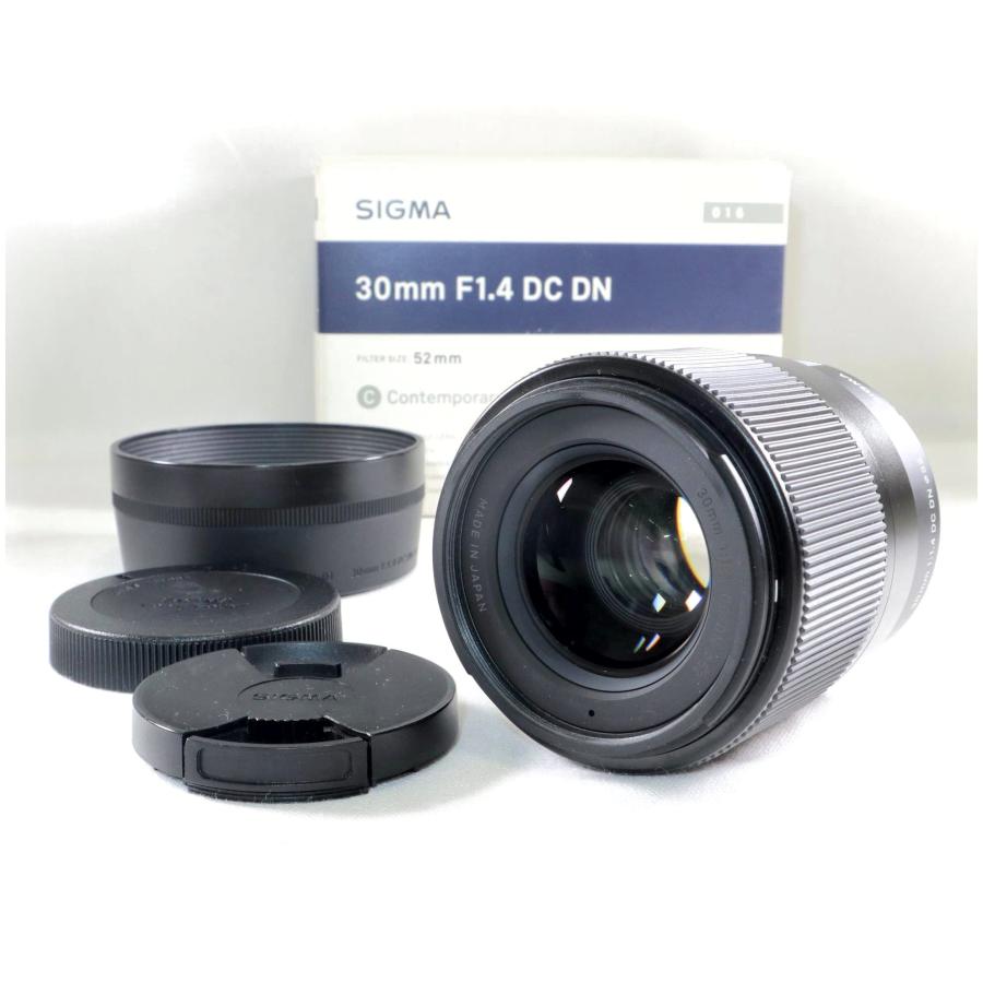 美品》 単焦点レンズ SIGMA 30mm F1.4 DC DN Contemporary 016 SONY