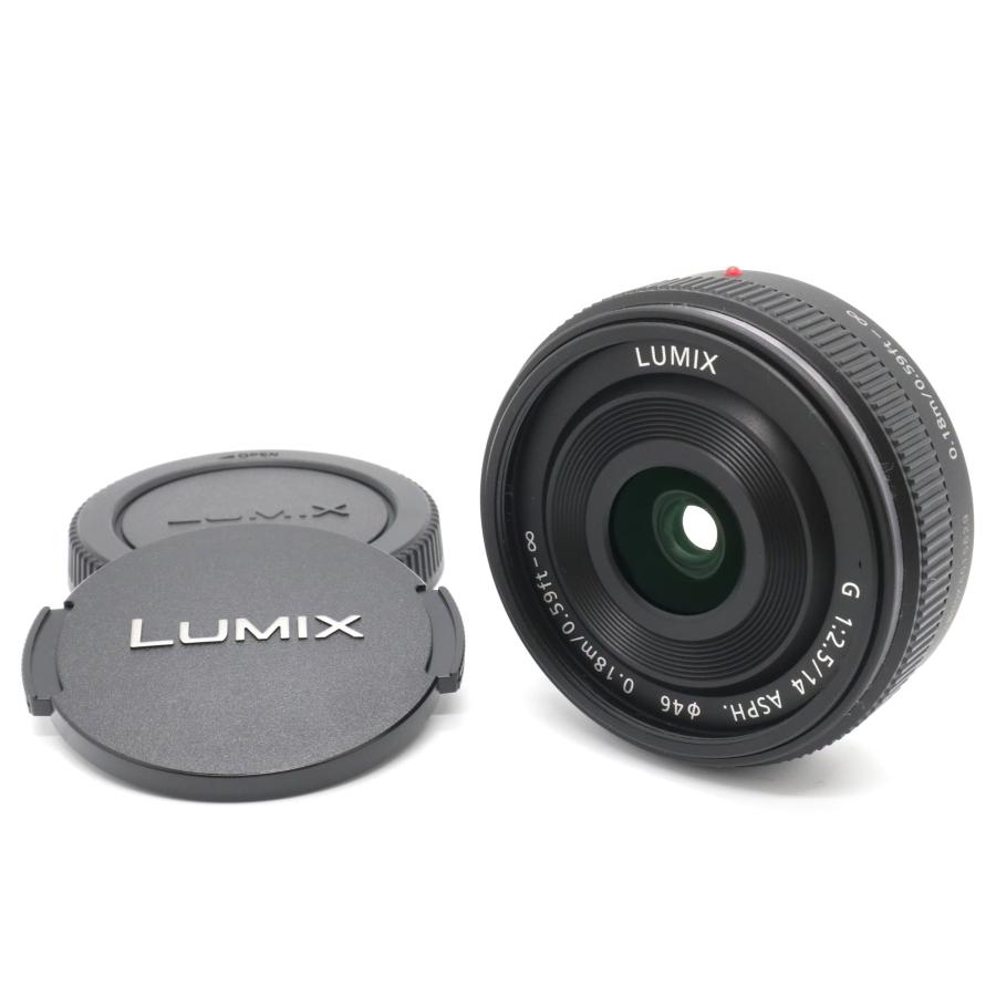 極上美品》 Panasonic LUMIX G 14mm F2.5 ASPH. H-H014 ブラック