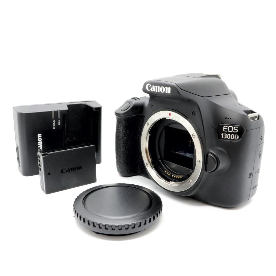 美品》 一眼レフカメラ CANON EOS 1300D ボディ ブラック k2813 : りん