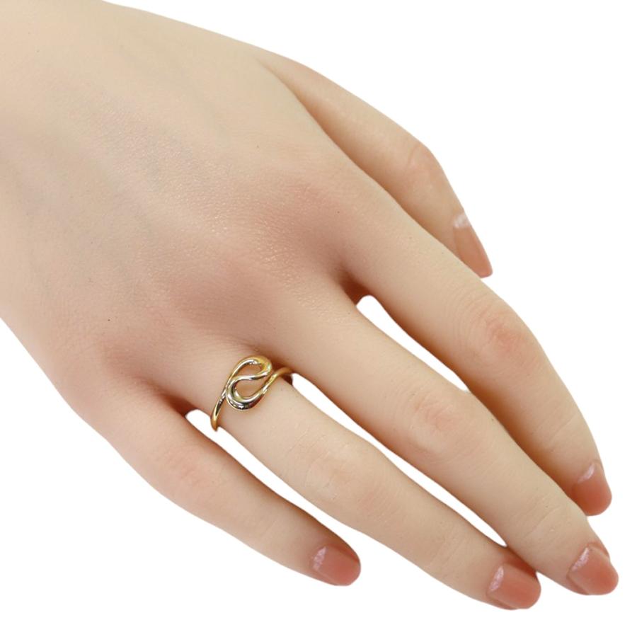 美品】約11号 ティファニー Tiffanyオープンウェーブリング SV925