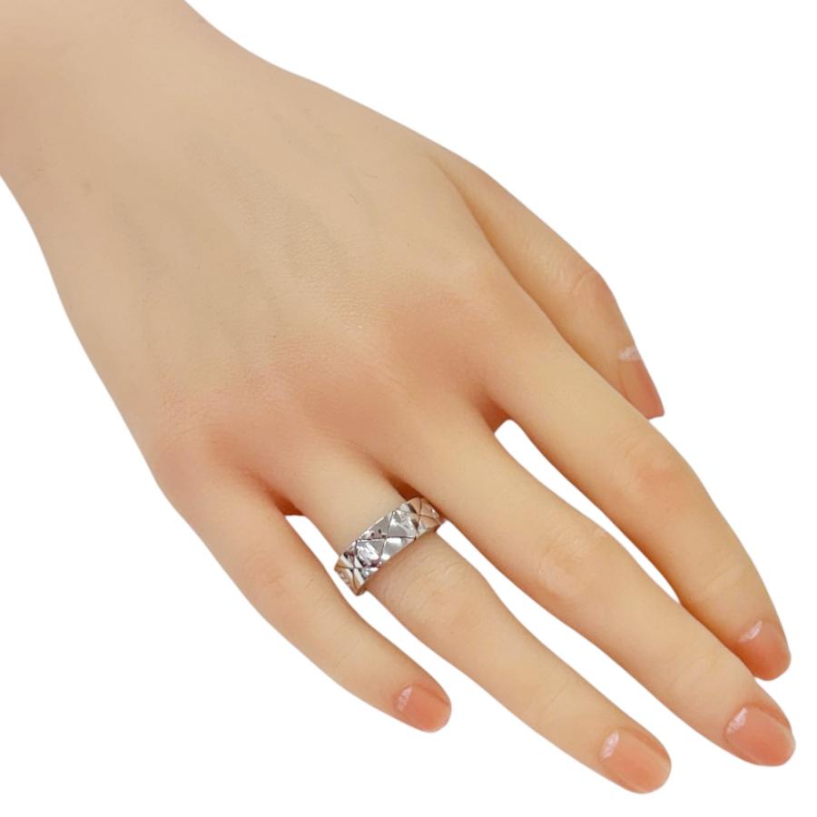 CHANEL（シャネル） マトラッセ キルティング ロゴ リング 指輪 11.5号