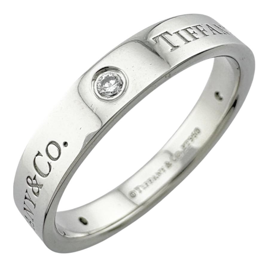 TIFFANY&Co.（ティファニー） フラットバンド リング 指輪 21号 Pt950