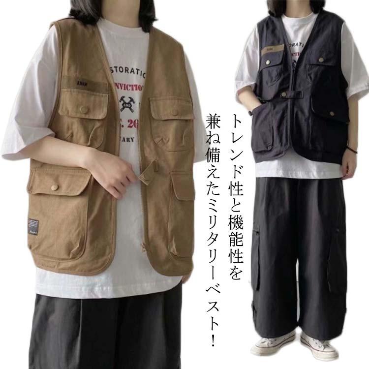 フィッシングベスト 多ポケット 多機能 ベスト ミリタリー マルチ