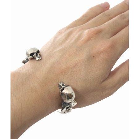 CRAZY PIG（クレイジーピッグ） CRAZYPIG 2スカル バングル（スモール