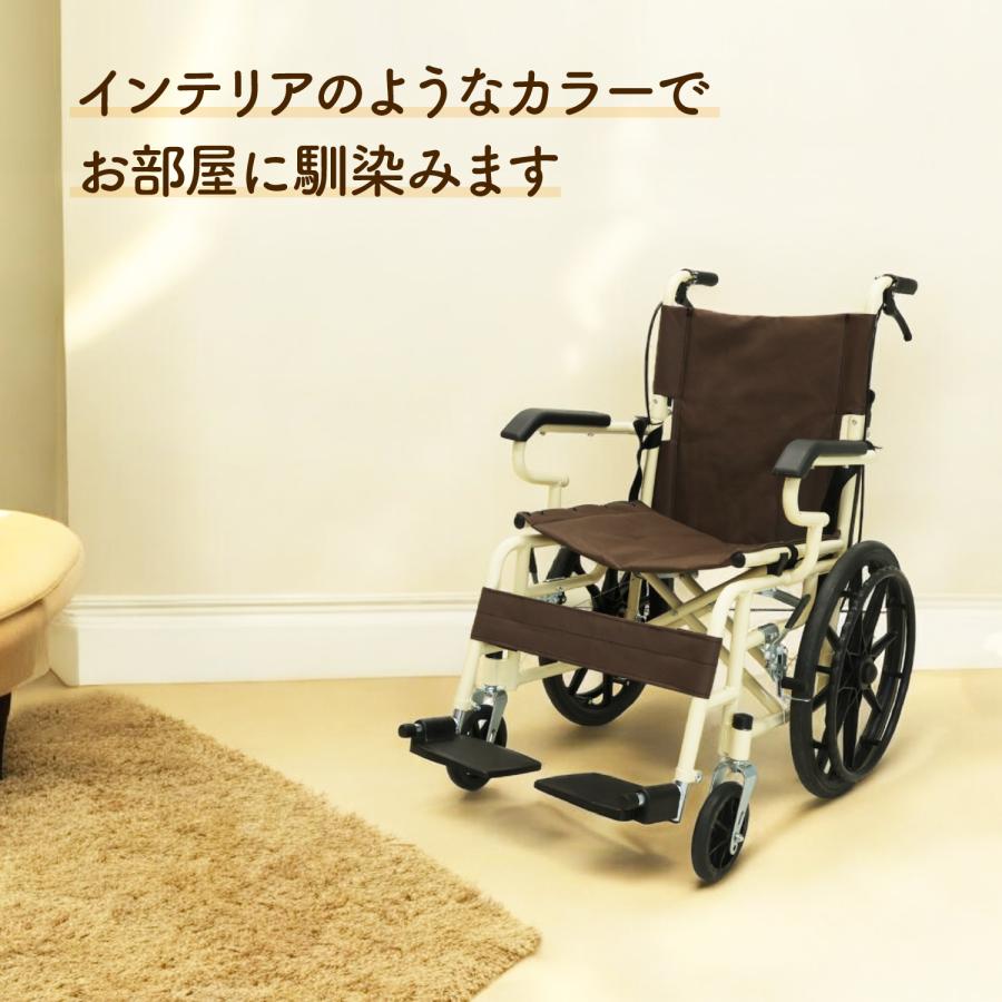 MRG JAPAN 車椅子 軽量 13kg 折りたたみ コンパクト 自走式 介助用