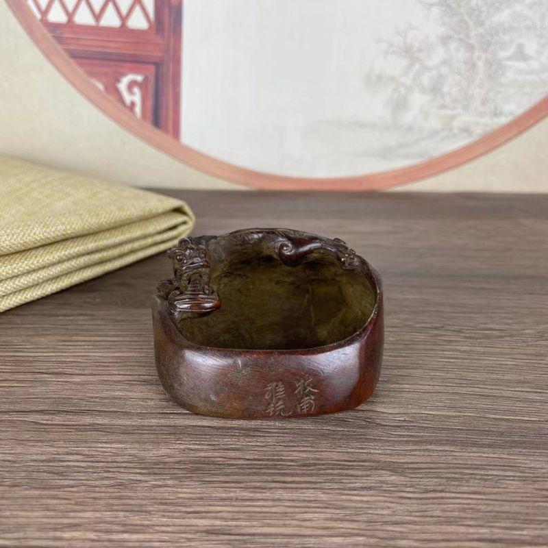 銅 細工 九龍筆箱 文房用品 書道具 文房具 工芸品 美術品 置物 銅 細工