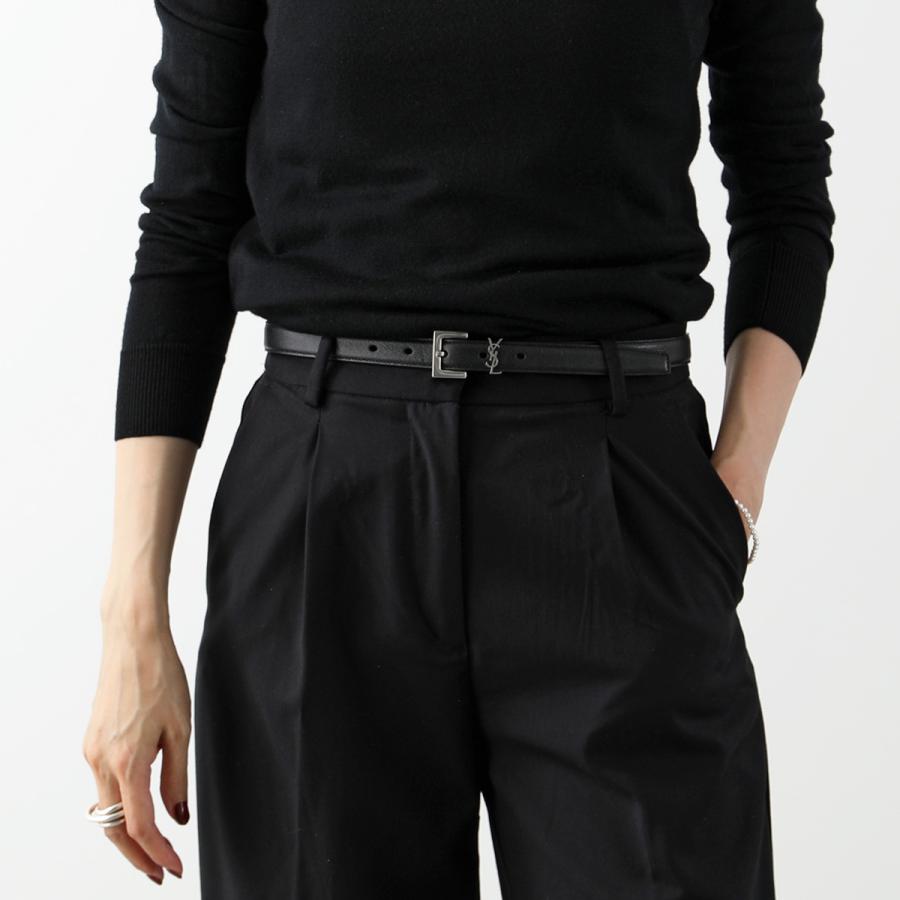 SAINT LAURENT サンローラン ベルト YSL BELT 2.0 ナロー 612616 DTI0W
