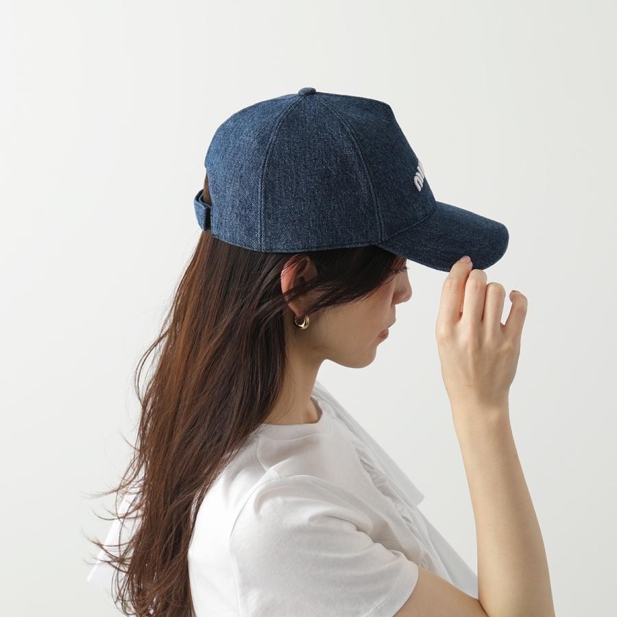 miu miu（ミュウミュウ） ベースボールキャップ 5HC179 2F3W