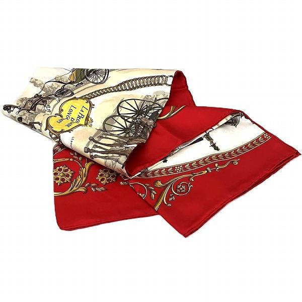 HERMES（エルメス） カレ90 ロンシャンへの散歩 la promenade de