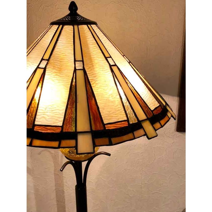 フロアランプ アンティーク ステンドグラスランプステンドランプ