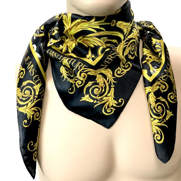 VERSACE JEANS COUTURE ベルサーチ ヴェルサーチェ スカーフ ロゴ
