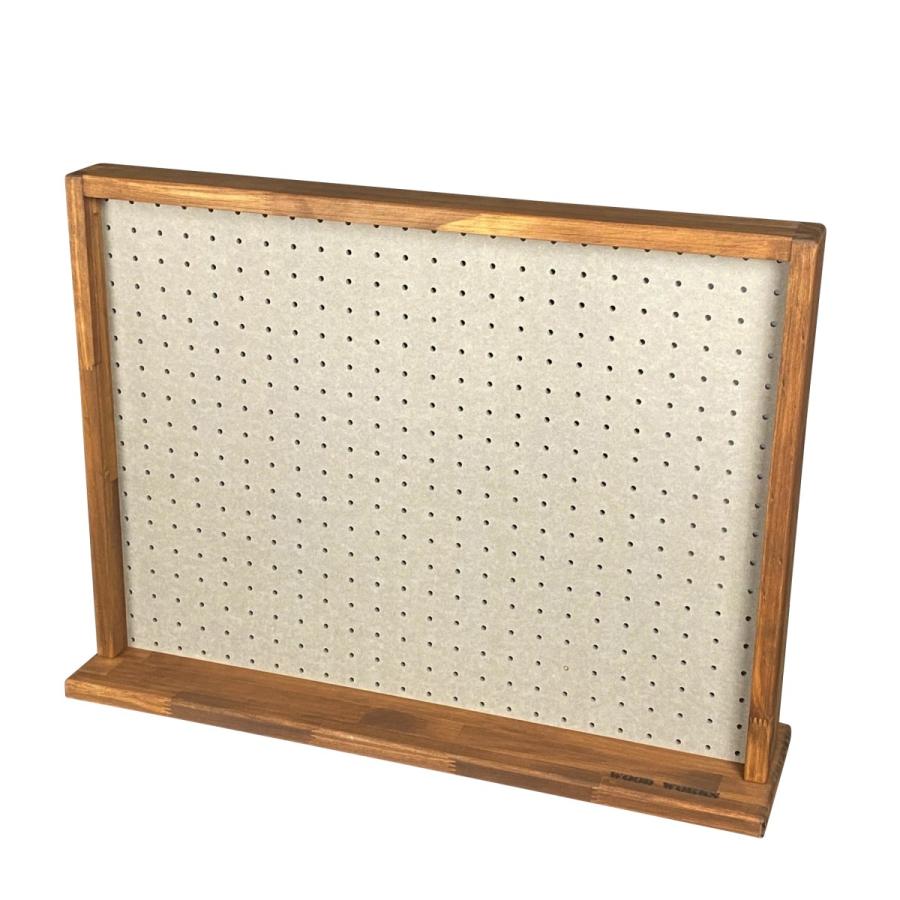 WOOD WORKS ペグボード 有孔ボード ディスプレイラック Mサイズ