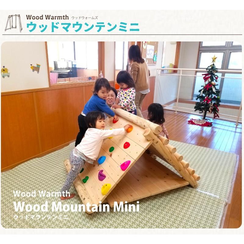 ウッドマウンテンミニ [ボルダリングタイプ] 大型遊具 木製 複合 遊具