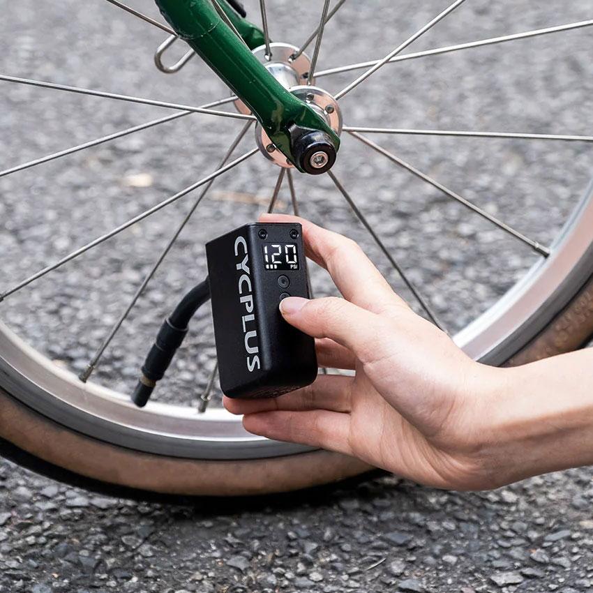 即納】CYCPLUS TINYPUMP CUBE AS2PRO ブラック 空気圧計付き MAX120Psi