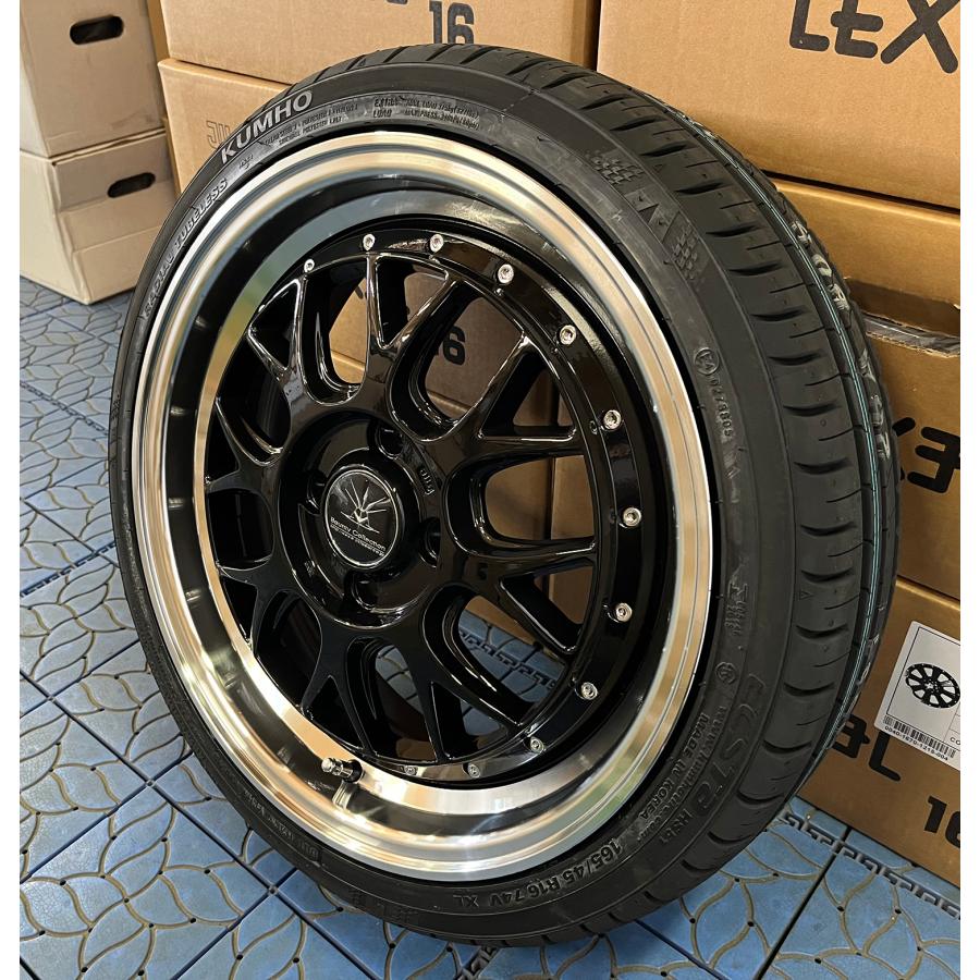 エクスタ 軽自動車 ラパン ミラ NWGN 新品 タイヤホイールセット 16