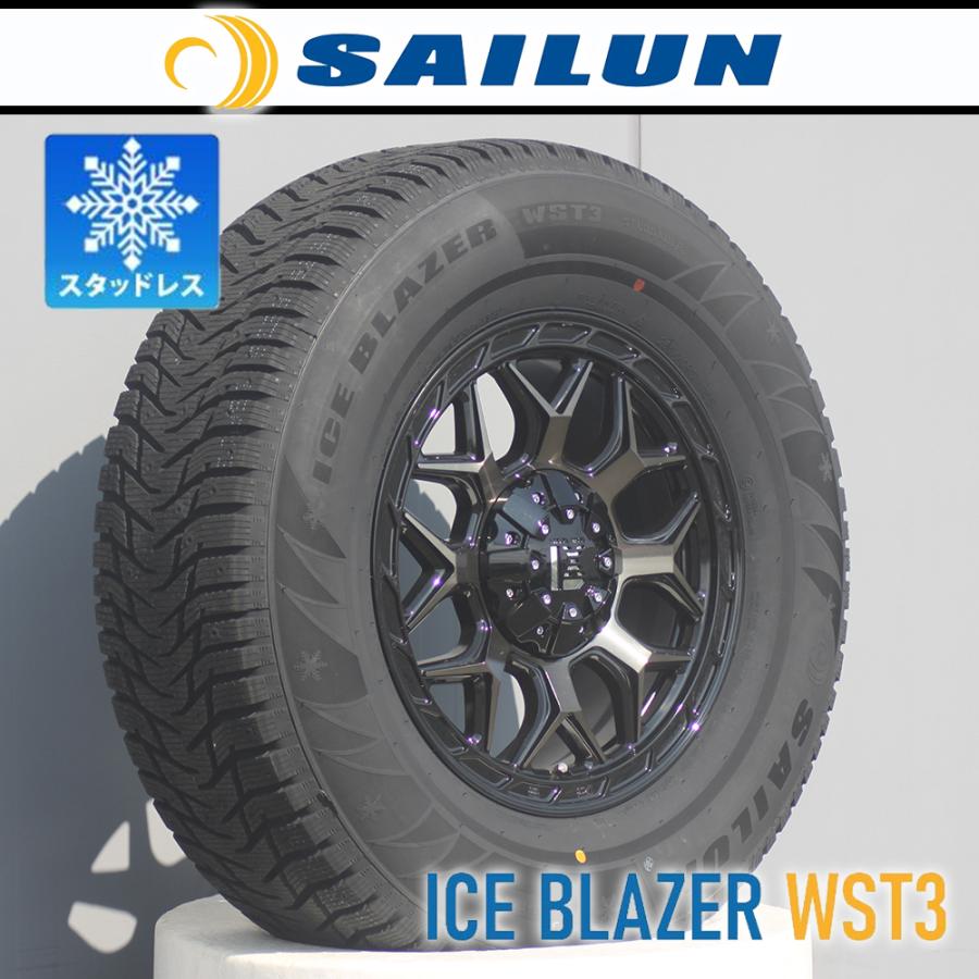 ICE BLAZER スタッドレス 新品4本 タイヤホイール 1台分 ラングラー JK