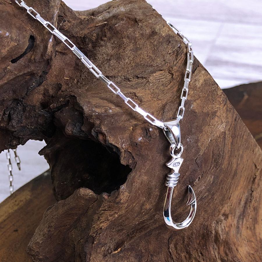リアルな釣り針ペンダント ボックスチェーンセット フィッシングフック