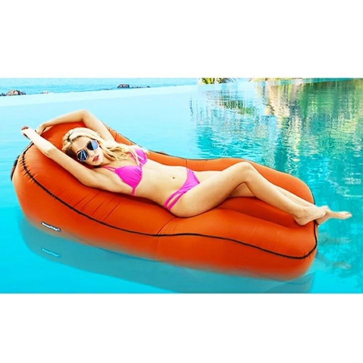 BeauTrip エアーラウンジャー 選べる2カラー オレンジ ネイビー エアー