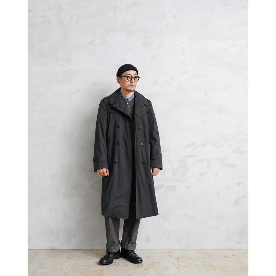 MILITARY（ミリタリー） 実物 USED 米軍 U.S. NAVY ブラックトレンチ