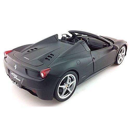 FERRARI フェラーリ 458 spider 黒(マットブラック) hotwheels ホット