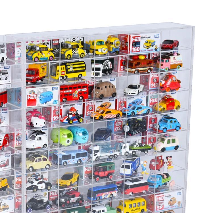 トミカ オールアクリル100W トミカのミニカーを最大200台収納可能