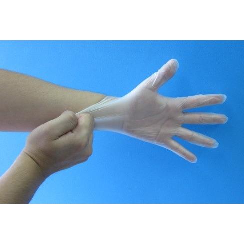 プラスチックグローブ PVCグローブ パウダー無 Lサイズ VGN-L 1ケース